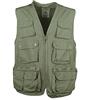 SEA BARRIER Gilet Uomo Tante Tasche Art Rocky 100% Puro Cotone Blu/Verde/Beige