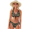 Vnurnrn Camuffamento Militare Verde Militare Verde Donna Costumi da Bagno Due Pezzi Bikini Set Costume da Bagno in 2 Pezzi per Donna Ragazza
