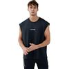 WORWE T-Shirt Senza Maniche da Uomo Spors di Tendenza Palestra Allenamento Palestra Corsa Traspirante Asciugatura Rapida Sportivo di Tendenza Crossfit Girocollo con Spalla scesa(S, Blu Navy)