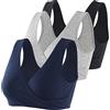 COLOMI Reggiseno Premaman Allattamento Reggiseno Allattamento in Cotone Senza Fili