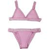 Generico Costumi da Bagno da Donna Push Up Bikini Set Brasiliana Tazza Triangolo Motivo Conchiglia Tricotato Moda Comodo Alta qualità Sexy Abbigliamento da Bagno Due Pezzi Costume per Spiaggia