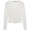 Superdry ATH Ess Pointelle Cardigan T-Shirt Donna