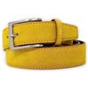 Emila Cintura scamosciata uomo in vera pelle cinta camoscio artigianale casual 3,5 cm con fibbia per jeans pantalone abiti da ragazzo made in italy belt classica elegante Vera Pelle