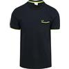 SUN68 T-Shirt Uomo, T-Shirt Piquet Small Stripe Fluo S/S