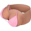 Vnmcry Forme del Seno in Silicone Petti Finti Riempito di Gel Crop Top Donna Tubo con Scollo a V Petto Finto per Uomini Crossdresser Transgender Mastectomia Protesi (Abbronzata - A Cup Taglia M)