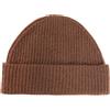 Villand Cappello a Coste in Cashmere al 100% per Uomo, Cuffia Invernale da Sci in Cashmere Puro Ultra Morbida (caffè)