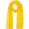 WESTEND CHOICE Sciarpe da donna in chiffon sciarpa da donna tinta unita sciarpa morbida copricapo ragazze foulard velato avvolgere sciarpe e involucri da donna 150x45 cm, Giallo, Taglia unica