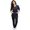 Peter's abiti da lavoro Divisa da lavoro donna,completa,sanitaria,infermiera,oss,ospedaliera,con zip,vari colori