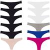 Toocool - Stock 12 Pezzi Slip Donna Tanga Brasiliana Elasticizzato Cotone Nuovo 534-12 [L/XL,Multicolor]