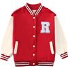 Generic Giubbotto bomber da ragazze Leggera Traspirante Giacca Cerniera Giubbotto Giacca Streetwear college Blouson Sportiva Cappotto da Baseball Abbigliamento Bambini Funzionale Cappotti