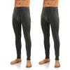 sesto senso Uomo 2 Pack Calzamaglia Lunga Intimo Uomo k2 (MelangeScuro, L)