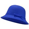 UltraKey Cappello in Feltro da Donna, Cappello a Secchiello, Cappello a Bombetta Vintage Regolabile in Lana Scamosciata con Fiocco