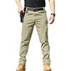 Onsoyours Pantaloni Cargo Militari Tattici Mimetici Uomo Con Tasche Laterali - Pantalone Combat Trekking Multitasche Skinny Fit Chino B Cachi XXL
