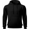 Gift Hub Felpa con cappuccio da uomo in puro cotone, unisex, calda e confortevole, adatta per uso personale, adatta per casual, stile classico e outdoor, Nero , S