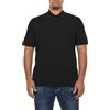 Maxfort Polo Taglie Forti Uomo Manica Corta Cotone Oversize Estiva Leggera (4XL, Nero)