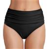 BKEPDY Pantaloncini Donna da Bagno Vita Alta Asciugatura Rapida Estate Sportivo Bikini Costume per Spiaggia e Piscina