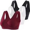 COLOMI Reggiseno Premaman Allattamento Reggiseno Allattamento in Cotone Senza Fili