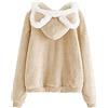 Generic Felpa con cappuccio da donna con orecchie di gatto con orecchie di gatto carine felpe con cappuccio con orecchie atletiche a maniche lunghe con coulisse con cappuccio casual peloso con cappuccio felpe