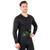 SES Maglietta termica da uomo, a maniche lunghe, S - 4XL, in 75% cotone e 25% poliestere/traspirante, termica, a maniche lunghe, da uomo, per calore e comfort