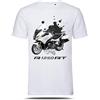 AZgraphishop T-Shirt con Grafica R 1250 RT White Splatter Style TS-BM-061