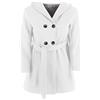 JOPHY & CO. Cappotto Bambina Doppiopetto con Cappuccio e Tasche (cod. 2078)