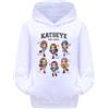 MAGLIERIA CONFORTI Felpa Cappuccio per Bambine e Ragazze Gruppo Girl K-Pop Daniela, Lara, Manon, Megan, Sophia, Yoonchae