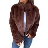 Onsoyours Cappotto in Pelliccia Sintetica da Donna Invernali Maniche Lunghe Giacche Giacca Faux Pelliccia Ecologica Giubbotto Calda Spessa Parka Capispalla Cardigan