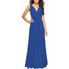 Generico Abito Avvolgente Abiti Lunghi Multiuso Convertibili Abiti per Damigelle Abiti per invitati a Matrimoni per Donne S XL Vestiti Elegante Firmati Abiti Cocktail Donna