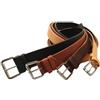 MELONI Cintura Cinta in Vera Pelle Artigianale, Design Classico, Uomo Donna, Fibbia rullino resistente, Disponibile in Nero, Marrone, Cognac e Cuoio (Marrone, 4 cm x 125 cm)