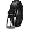 CHAOREN Cintura Uomo Pelle, Cinture da Uomo 30mm per Affari, Cinta Cuoio Perfetto Complemento per Occasioni Formali