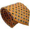 CARACCIOLO Cravatta Elegante in Seta Stile Classico Sartoria napoletana (ELEGANCE ARANCIONE)