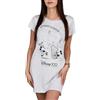 sarcia.eu Minnie Mouse Grigio, Camicia da Notte da Donna, Camicia da Notte in Cotone Oeko-Tex (Grigio, M)