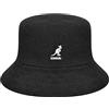 Kangol Cappello di Tessuto Bermuda Bucket Cappelli da Spiaggia Sole L (58-59 cm) - Nero