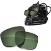 ToughAsNails - Lenti polarizzate di ricambio per occhiali da sole Oakley Sliver OO9262 - Altre opzioni, Grigio e verde, Taglia unica