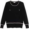LIU JO Maglia Chiusa Nero/Rosegold Donna E25LJ17 TF4166 MS75L A4268