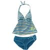 TYATVS Carino Tankini Costume Da Bagno Y2k Floreale Set per Le Donne Vintage 2 Pezzi Costume Da Bagno 2000 Moda Estetica Vestiti, A-blu, M