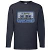 Urban Backwoods Tape Electro T-Shirt a Manica Lunga Long Sleeve Blu Taglia M