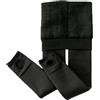 Fudaolee Collant da Caldo per Bambina Inverno Termici Leggings C-Nero XL