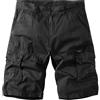 MJGkhiy Pantaloni Uomo Corti Cargo Leggero Pantaloncini Trekking con Multi-Tasca Estivi Pantaloni da Lavoro Corti Taglie Forti Bermuda Uomo con Tasche Cargo Hiking Pantaloncini Tattici