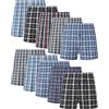 JupiterSecret Boxer Uomo Cotone Leggeri e Traspiranti Mutande Uomo Boxer Americani da 6 e 10 Pezzi, Boxer Uomo Larghi da 10 Pezzi, M