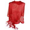 Emila Stola donna cerimonia coprispalle a rete elegante con frange sciarpa foulard fular scialle grande lurex da matrimonio per abito sera x giorno ragazza signora Primavera Estate 2027