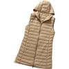 JIEDOUKEJI Gilet Piumino Donna Leggero Lungo Gilet Trapuntato con Cappuccio Giubbotto Imbottito smanicato Invernale Giubbino smanicato Giacca Giacche Imbottiti Piumini senza Maniche Donna Piuma Taglie Forti