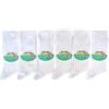 Intocco Calze Sanitarie 6 Paia Senza Elastico Unisex in Cotone, Filo di Scozia, Non stringono, Non lasciano segni, Aiutano il flusso sanguigno, Made in Italy, per Anziani e Diabetici (39/41, Bianco Corto)