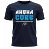Generico T-Shirt Anema e Core 1926, per Tifosi del Napoli,100% Cotone, Blu Navy e Azzurro, Taglie da Adulto (IT, Testo, XXL, Regular, Regular, Blu Navy)