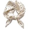 LumiSyne Sciarpe Di Seta Da Donna Foulard Quadrata Classica Stampa a Pois Seta Di Raso Di Alta Qualità Fazzoletto Fascia Per Capelli Wristband Regali Accessori Senior