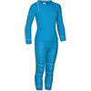 icefeld® - Set di biancheria intima termica, traspirante, per bambini, canottiera e calzamaglia, ÖkoTex100, colore blu, blu navy, rosa o nero, Blu_, 158 cm-164 cm