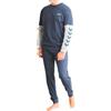 Pyrex Pigiama Uomo Cotone Leggero Lungo Primaverile M-XXL (IT, Testo, XXL, Regular, Regular, Modello 3)