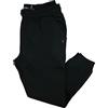 Siry Work Pantaloni Tuta Uomo COVERI Fitness di Cotone Felpato con Polsini alle Caviglie e Coulisse Ideale per la Stagione Invernale Colore Nero Tg. XL