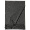 Prettystern Sciarpa Uomo Donna Pura Lana Morbida Scialle Foulard Tinta Unita Con Frange Invernali