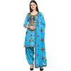 Nitimatta set completo salwar kameez per donne pronto da indossare taglia grande vestito indiano punjabi per donne Patiala abito da festa per donne, Blu e rosso., XX-Large